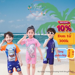 Đồ bơi liền thân cho bé gái, bé trai từ 3 tuổi đến 12 tuổi. Từ 10-32kg