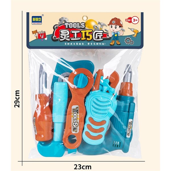 Túi đồ chơi sửa chữa, kỹ sư dành cho bé, bộ đàm và các thiết bị