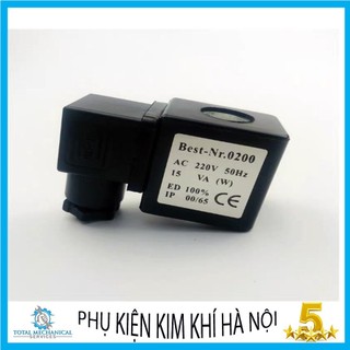 Cuộn hút coil 220v trục 13mm cho van điện từ trục 13mm