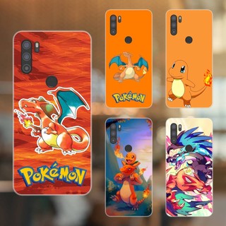 Ốp lưng điện thoại Vsmart Active 3 dẻo trong Lizardon Charizard Charmander Pokemon