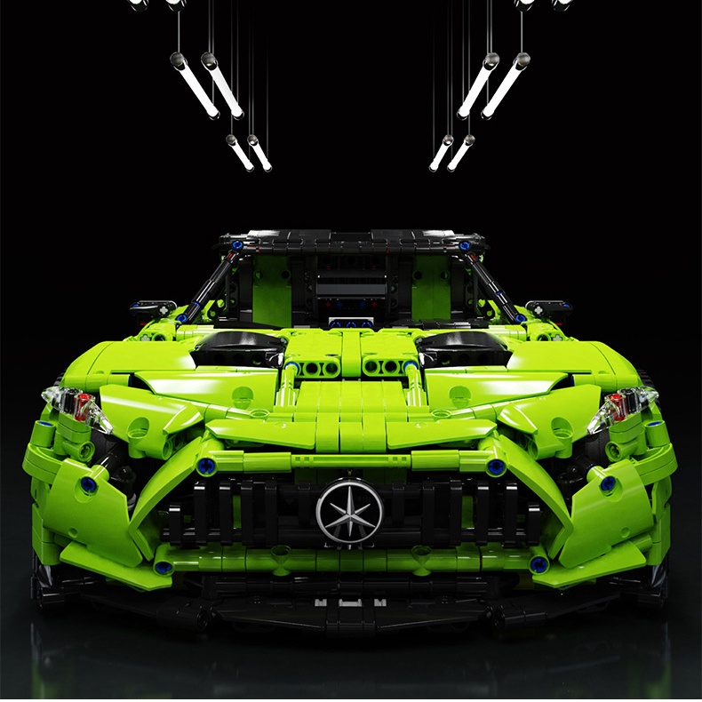 Đồ Chơi Lắp Ráp Lego Mô Hình Điều Khiển Từ Xa RC Technic Siêu Xe Mercedes GTR  AMG Tỉ Lệ 1:8 No.10089 Với 900+ Mảnh Ghép