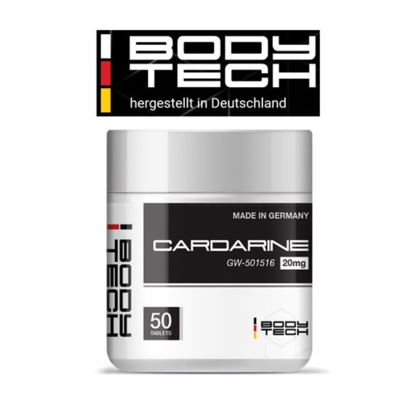 Cardarine BODYTECH GW 501516 20mg Lọ 50 Viên Hỗ Trợ Siết Cơ, Tăng Sức Bền