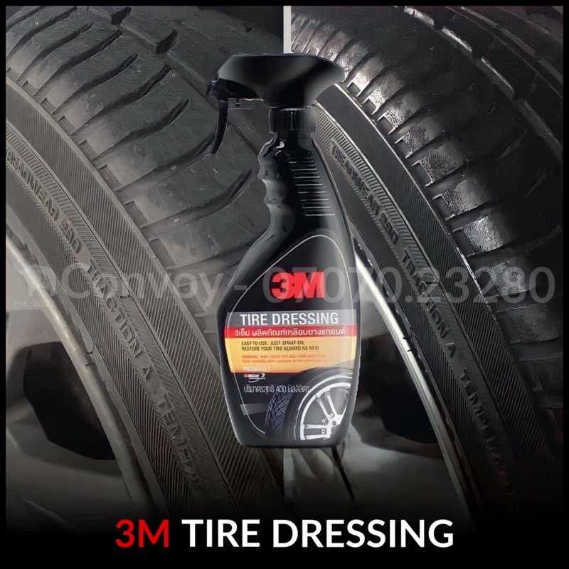 Chai xịt bảo dưỡng và phủ bóng lốp xe 3M 39042LT Tire Dressing, chuyên dụng cho ô tô , xe máy , phục hồi cao su hiệu quả