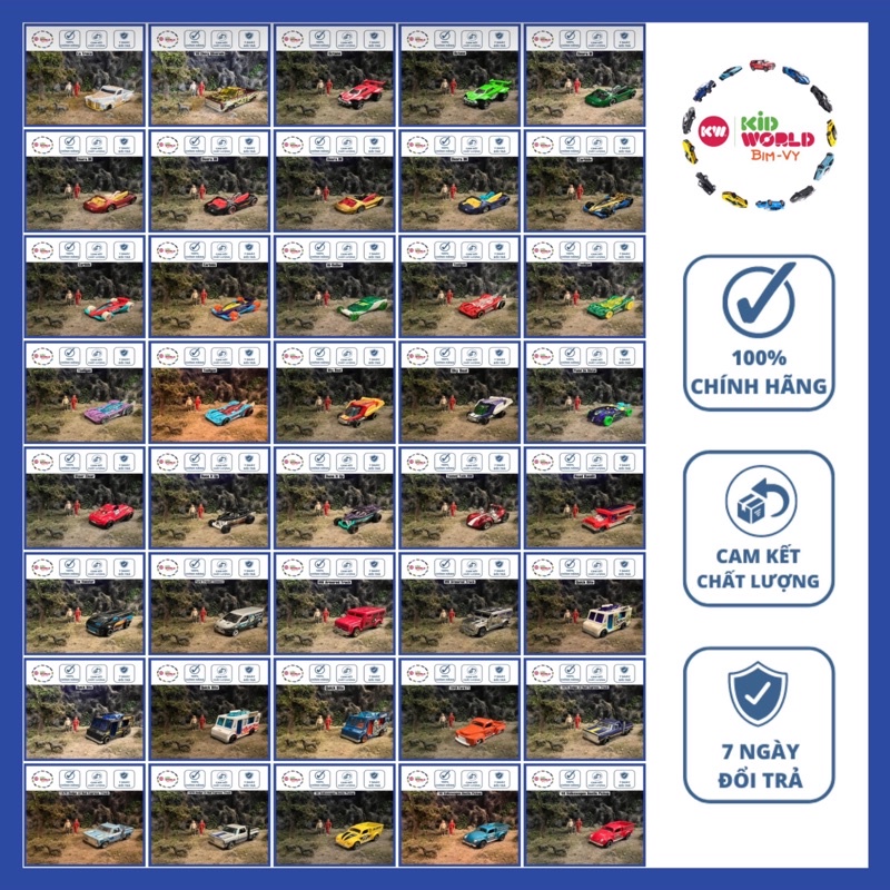 Xe mô hình Hot Wheels Loose không hộp, nhiều mẫu. Tỷ lệ 1:64. MS: 04.