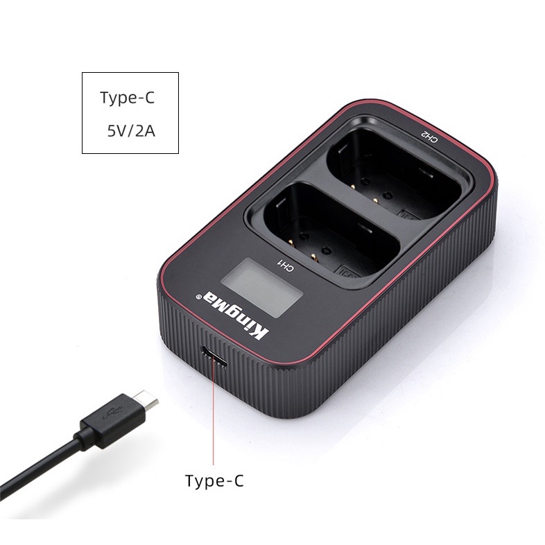 Pin & Sạc Máy ảnh Panasonic Lumix DC -S1/S5 chính hãng DSTE & KINGMA , thay thế pin Panasonic DMW- BLK22 & DMW- BLJ31