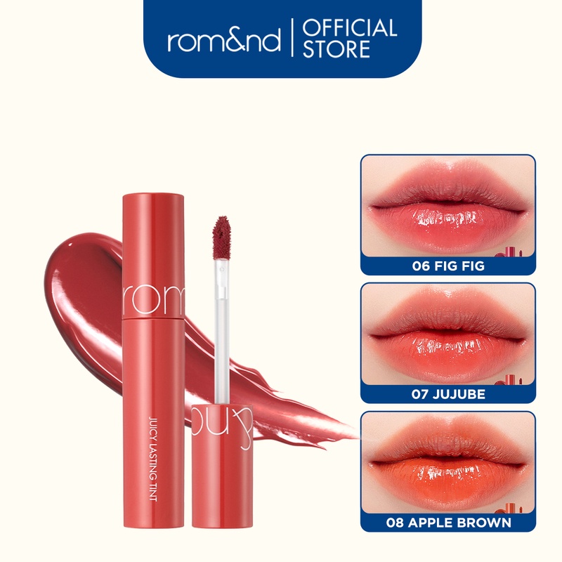 [Rom&nd] [Màu 1-9] Son Tint lì ngọt ngào Hàn Quốc Romand Juicy Lasting Tint 5.5g