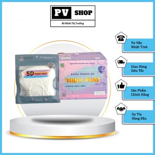 Thùng 100 chiếc khẩu trang 5d thịnh phát chính hãng