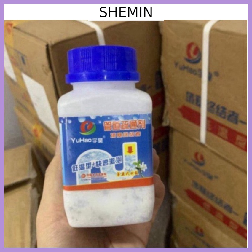 Bột Thông Tắc Cống Bồn Cầu Bồn Rửa Mặt Đường Ống SHEMIN