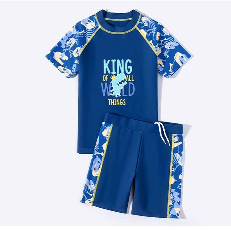 Đồ bơi bé trai họa tiết cá mập Surfing size từ 12kg đến 50kg chất vải chống nắng