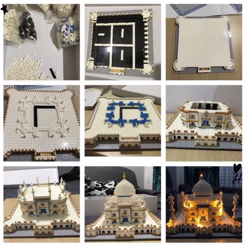 Đồ chơi xếp hình lego đền Taj Mahal Ấn Độ,mô hình lắp ghép kiến trúc kì quan Thế Giới 🕍