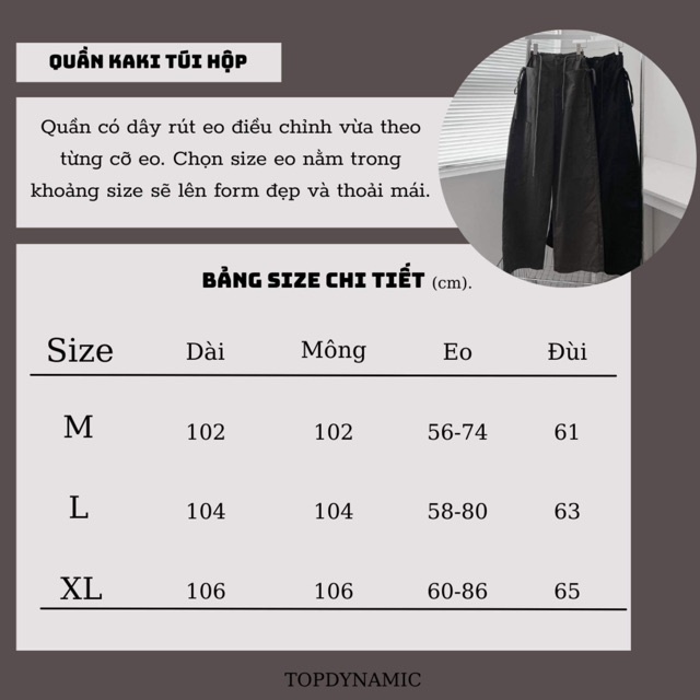 Quần kaki túi cột dây ( ảnh thật tại shop ) | BigBuy360 - bigbuy360.vn