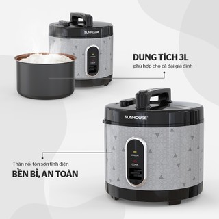 Nồi cơm điện 3l Sunhouse SHD8306