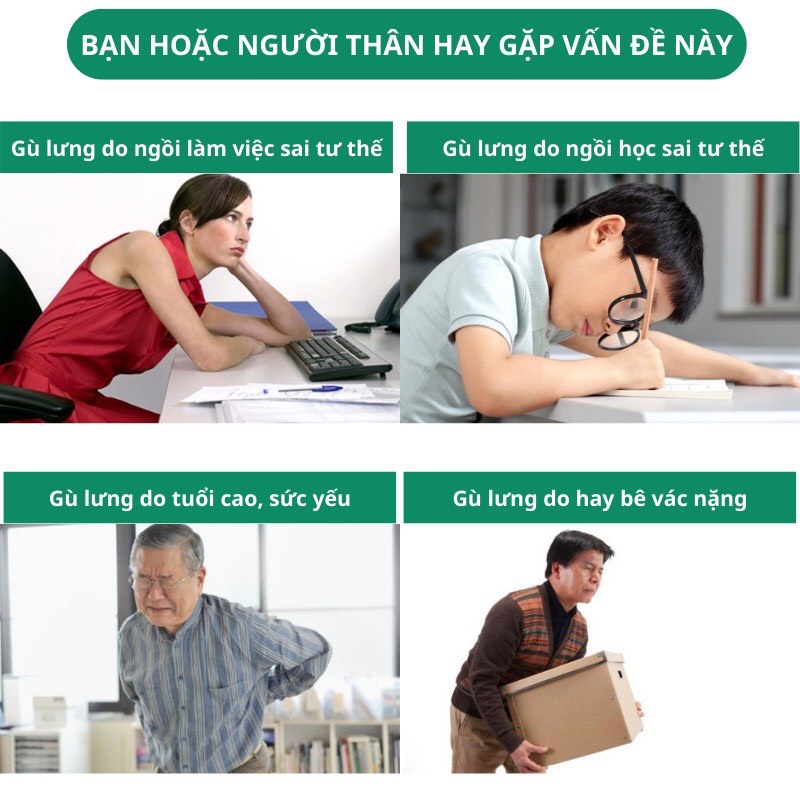 Đai Chống Lưng Gù Nam Nữ , Đai Nâng Ngực Nữ Chỉnh Cột Sống - Minsosport