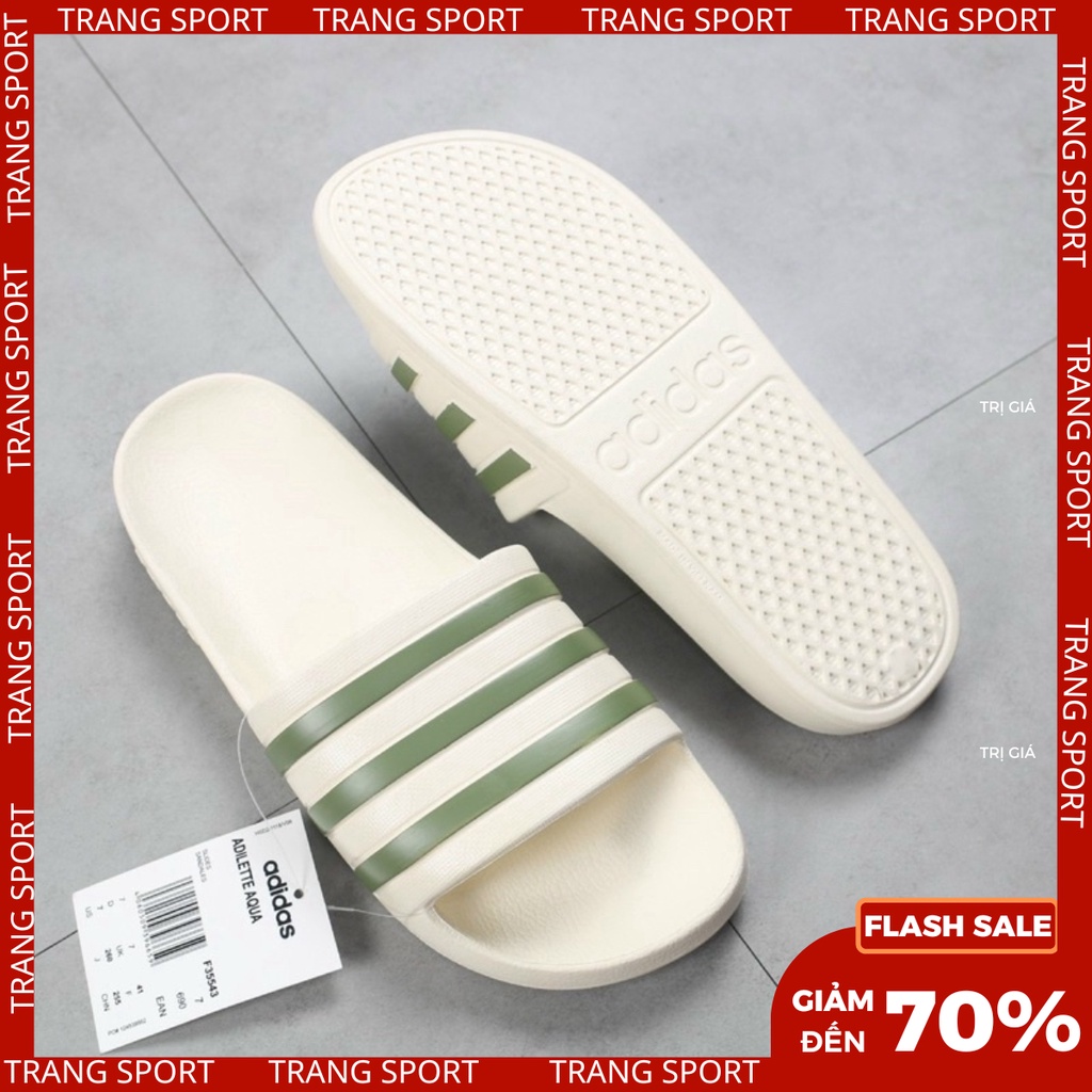 Dép adidas nam đúc adilette aqua nguyên khối EVA siêu nhẹ