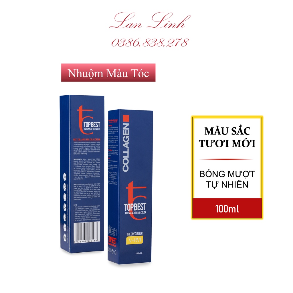 Thuốc Nhuộm Tóc TopBest Collagen 100ml