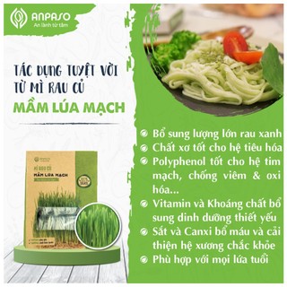 Mì mầm lúa mạch Anpaso - Xanhsam Organic