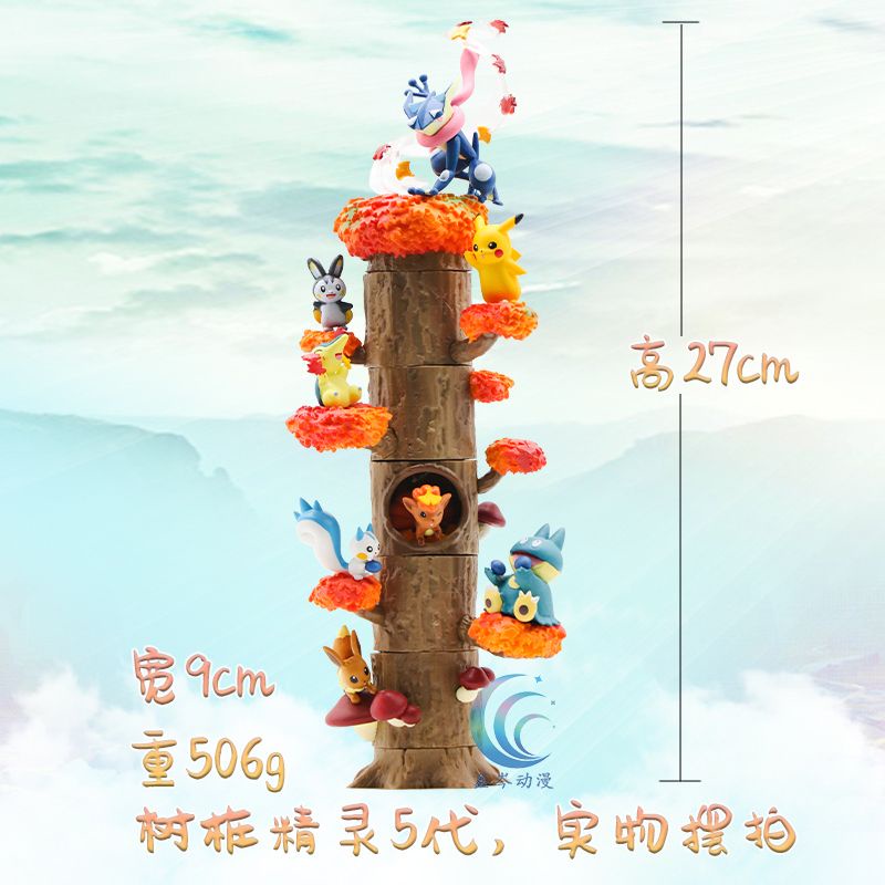 Mô Hình Nhân Vật Pokemon Pokémon Forest Chapter Frog Để Bàn Trang Trí