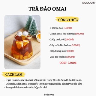 Mứt Đào Boduo hộp 1kg3