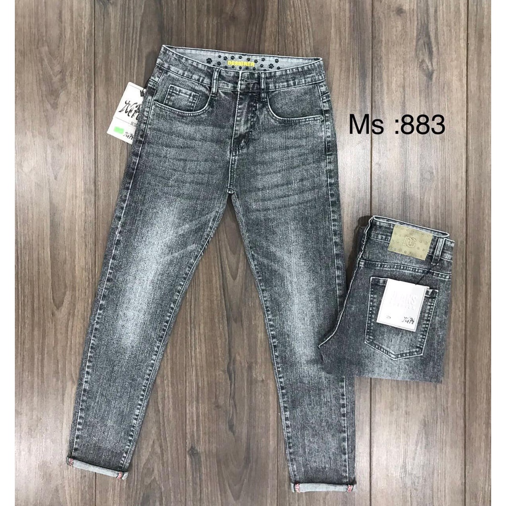 Quần Jean Nam Dài Co Giãn Đơn Giản Trẻ Trung PIDOHOME - Mã 883 - TABI SHOP