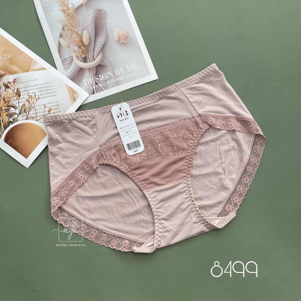 Quần lót cotton kháng khuẩn thoáng mát thấm hút form vừa phối ren 8499