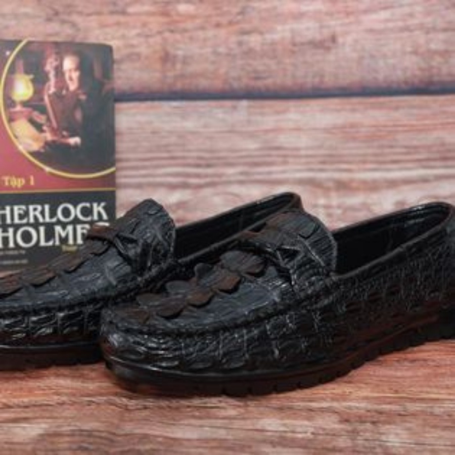 Giày Mọi Gai/Đuôi Da Cá Sấu 2DO LEATHER G920 Quà Tặng Cho Người Thân, Sang Trọng, Cao Cấp, Siêu Bền