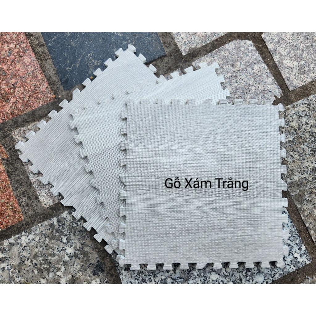 Thảm xốp vân gỗ các loại kích thước 30cm x 30cm x 1cm