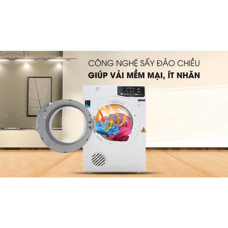 Máy sấy thông hơi Electrolux 8 Kg EDV805JQWA 2019 - THÁI LAN dienmaytonkho.com