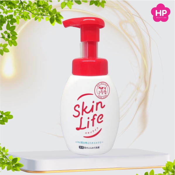 Sữa Rửa Mặt Tạo Bọt Skinlife Cow Facial Wash Pump Ngăn Ngừa Mụn (Chai 160mL)