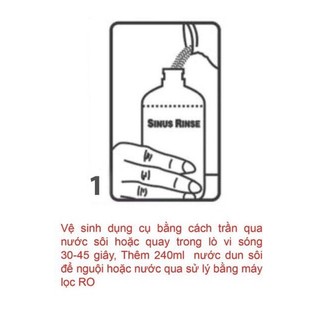 Bình rửa mũi chuyên dụng SRK (không kèm muối)
