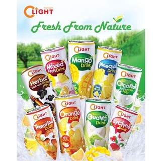 Thùng 24 lon nước trái cây thái lan 240ml