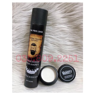 Combo Gôm Sáp vuốt tóc nam nữ Variety