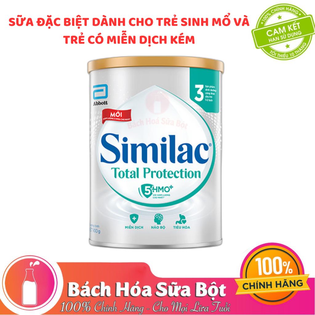 Sữa bột Similac IQ HMOs/ Similac Total Protection số 1/2/3/4 (lon 400g/900g)