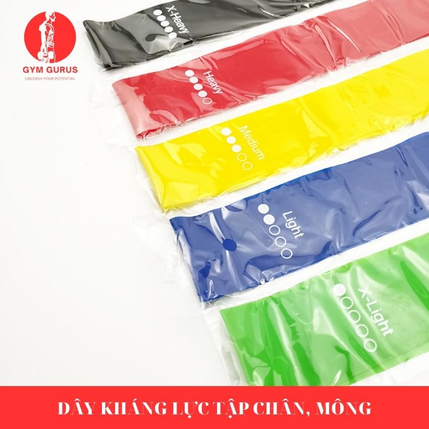 Dây kháng lực tập chân bóng đá gym mông aolikes miniband cao su GYM GURUS