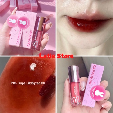 Son bóng Thỏ Hồng Cappuvini căng bóng mọng môi Cao Cấp