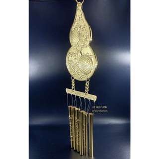 Chuông gió hồ lô 6 ống đồng - chuông gió phong thủy hóa giải hung khí - mang lại may mắn - tài lộc - sức khỏe