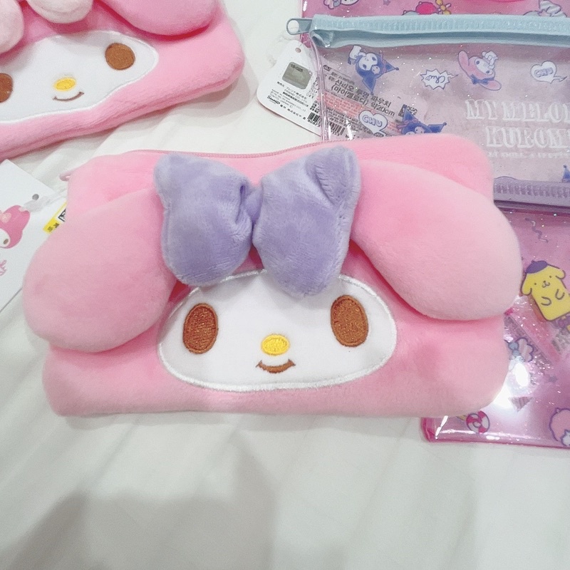 Ví/ Túi đa năng hình Melody, Kitty, Bunny, gấu Pooh x Daiso Hàn Quốc