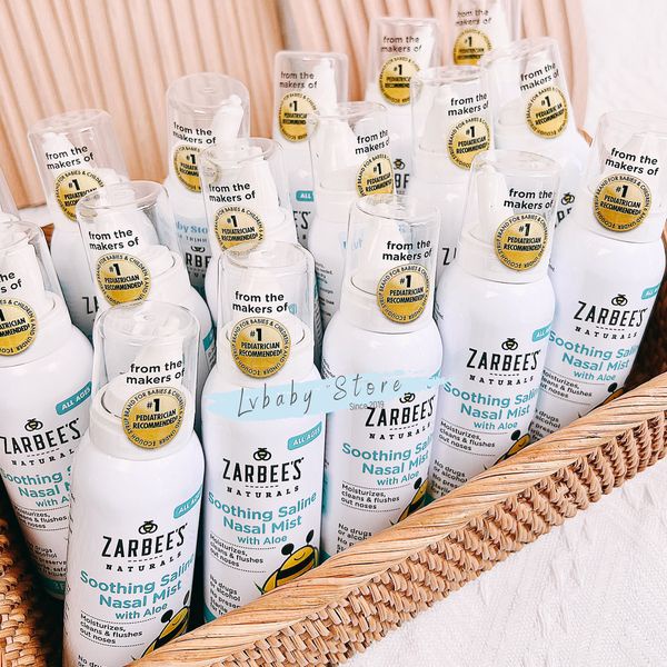 Xịt Mũi Lô Hội Đẩy Đờm Zarbee's  Cho Bé