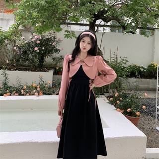 Sét Bèo Hồng Dây Đan Hông 2 Bên ( JARI-CLOTHES ) Dễ Thương Có Bigsize Dáng Dài