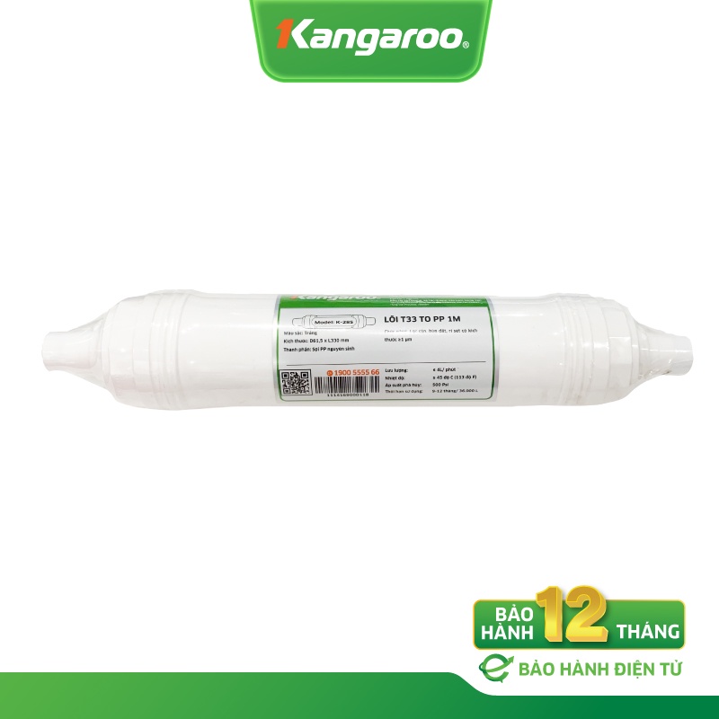 Lõi T33 to PP 1M trắng sứ  Kangaroo (KG100HK, KG10A4, KG100ES, KG100EO)