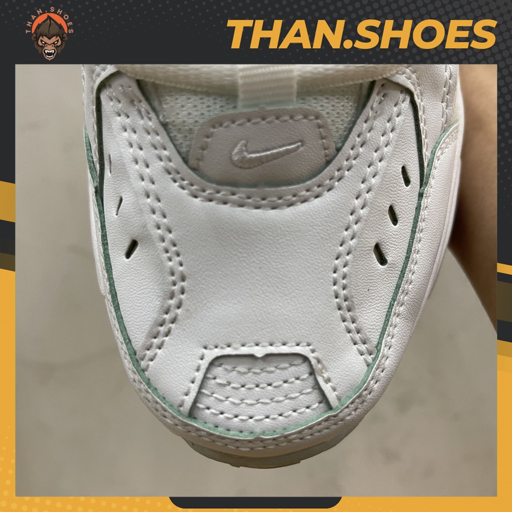 Giày M2k Tekno Triple White, M2k Trắng Gót Xám Nhạt - Than.Shoes