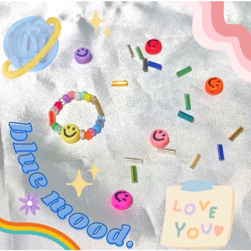 Nhẫn handmade hạt cườm Awalktohappy ✨ #fromBlue
