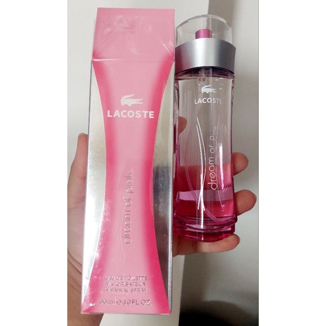 NƯỚC HOA LA CÓT TE CÁ SẤU HỒNG NHẠT 90ML NHƯ ẢNH THẬT