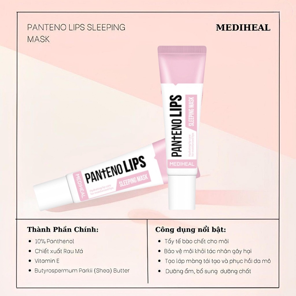 Son Dưỡng Môi Mediheal Tẩy Tế Bào Chết Labocare Pantenolips 10ml