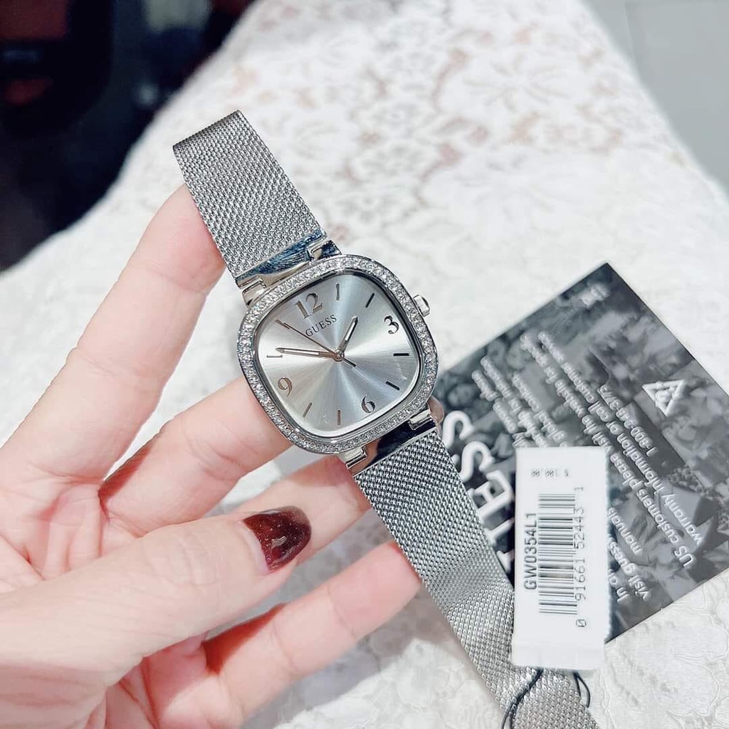Đồng hồ nữ dây thép Guess GW0354L1