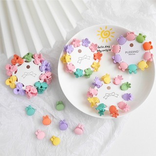 Sét 10 kẹp tóc mini nhiều màu cho bé gái