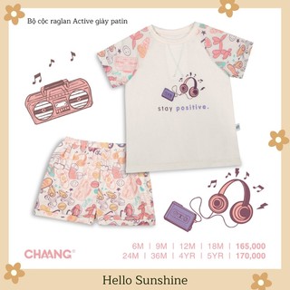 [Chaang] Bộ cộc raglan Active