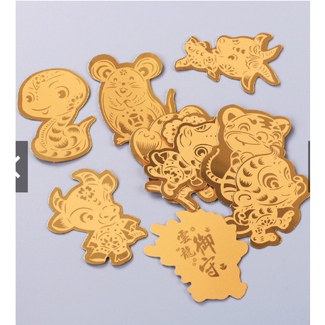 Miếng dán linh phù 12 con giáp mang tài lộc may mắn