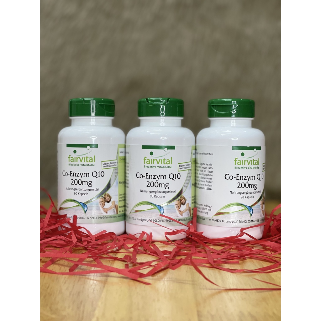 Viên uống Coenzyme Q10 Fairvital - Trẻ Hoá Trứng 200mg 90 viên - nguyenphuongchau