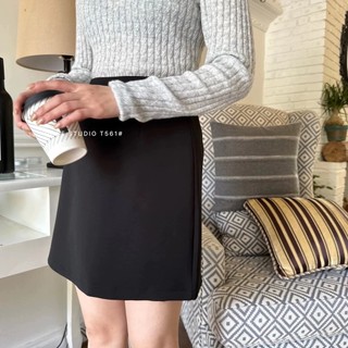 Chân váy dáng a ngắn trơn basic