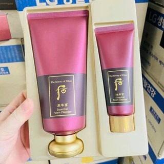 Sữa rửa mặt Whoo Đỏ hoàng cung Set sữa rửa mặt bổ sung tân dịch Whoo đỏ Jinyul essential